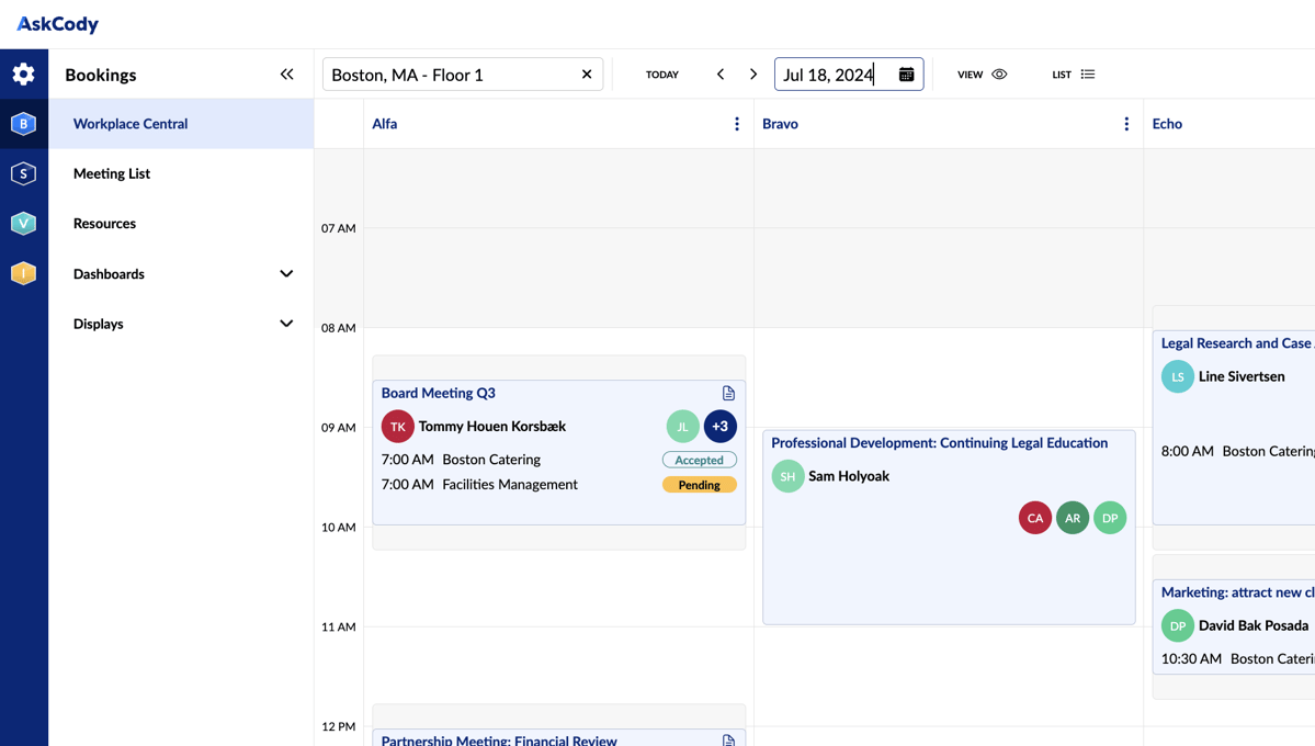 Change the work hours shown in Workplace Central